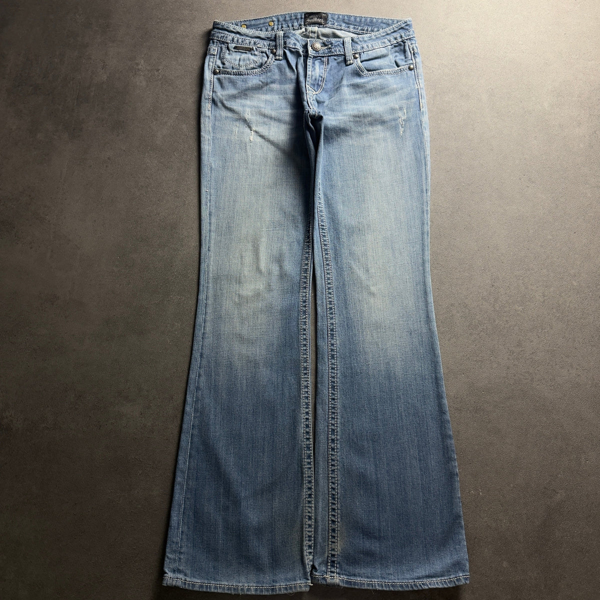 Y2K BASIC BOOTCUT JEANS (Größe M)