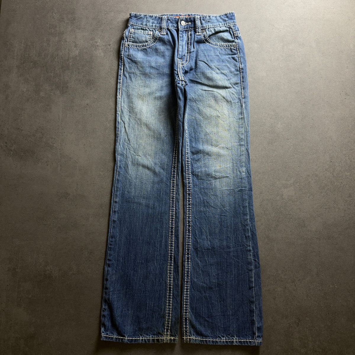 Y2K BASIC BOOTCUT JEANS (Größe XXS)