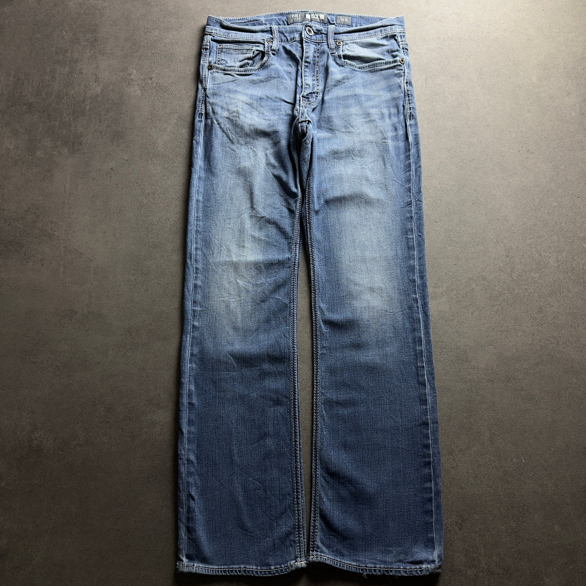 Y2K BASIC BOOTCUT JEANS (Größe M)