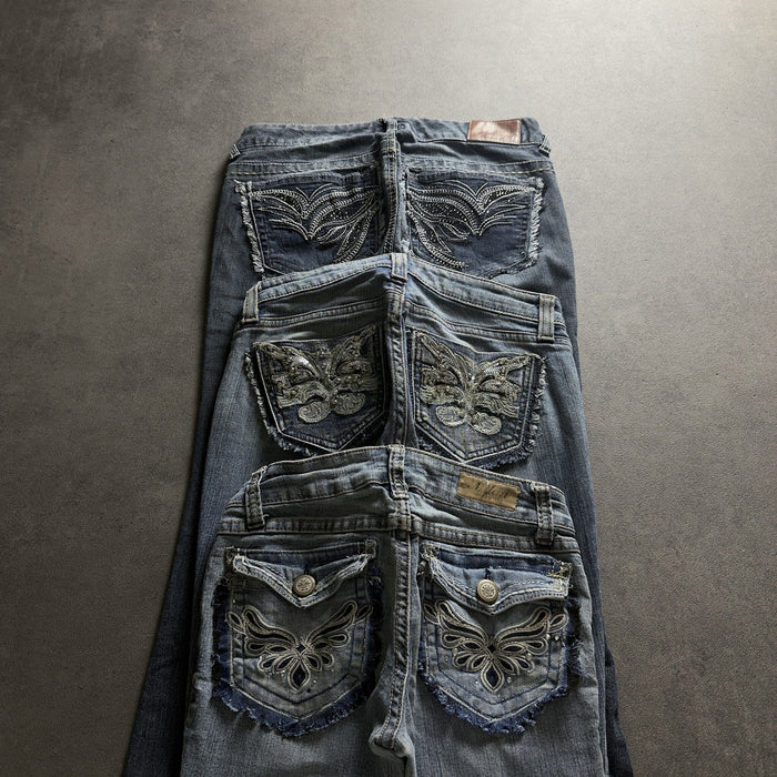 Embroidery Jeans