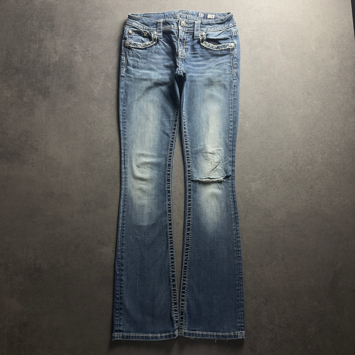 Y2K MISS ME BOOTCUT JEANS (S)