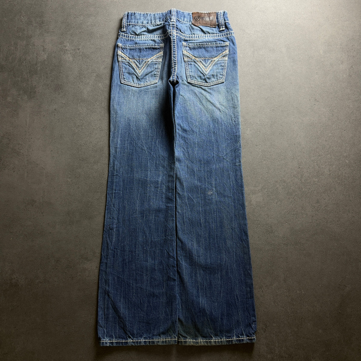 Y2K BASIC BOOTCUT JEANS (Größe XXS)