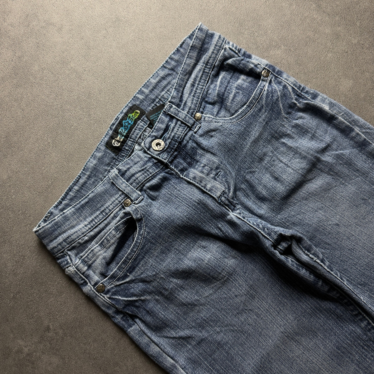 Y2K BASIC BOOTCUT JEANS (Größe XS)