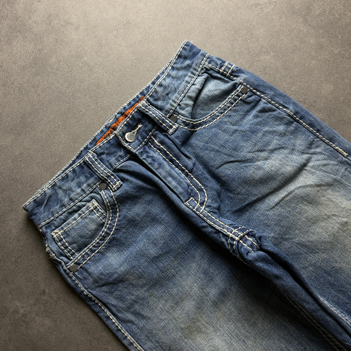 Y2K BASIC BOOTCUT JEANS (Größe XXS)