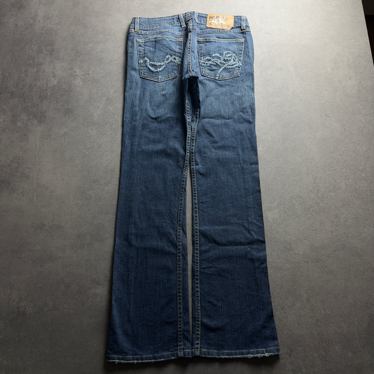 Y2K BASIC BOOTCUT JEANS (Größe S)